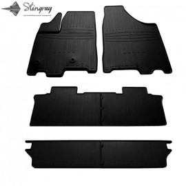 TOYOTA Sienna III (7 seats) (2010-...) (special design 2017) with plastic clips TL - 6м set covorase